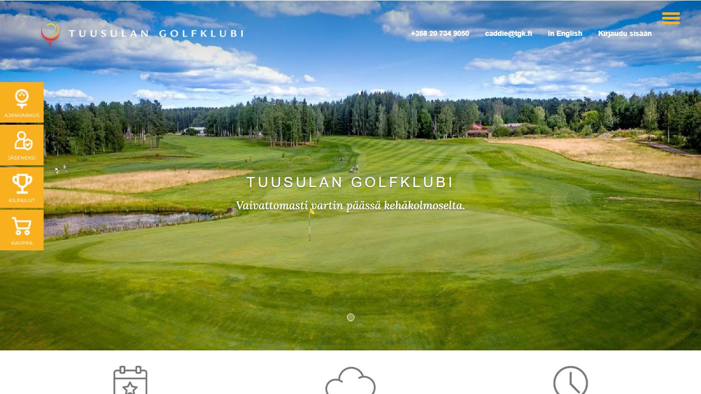 Etusivu | Tuusulan Golfklubi